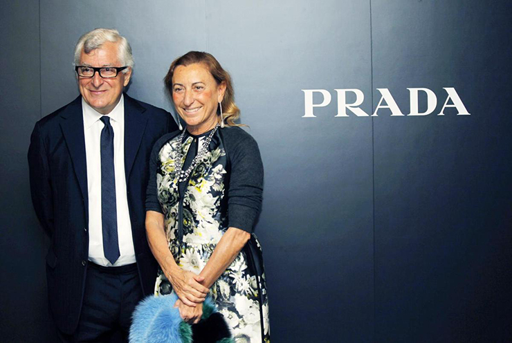 Miuccia Prada & Patrizio Bertelli