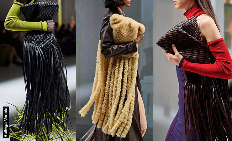 Fringed bags