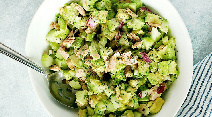 salad with celery
