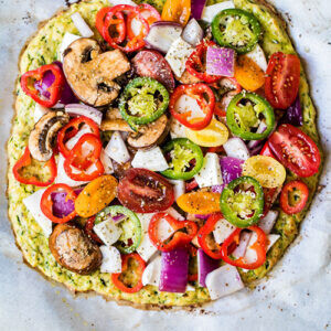 Crispy Zucchini Pizza