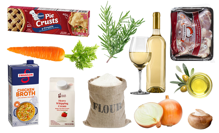 Rabbit Pie british recipe