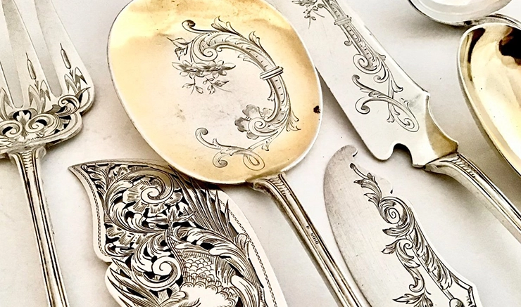 French Vintage Silverware