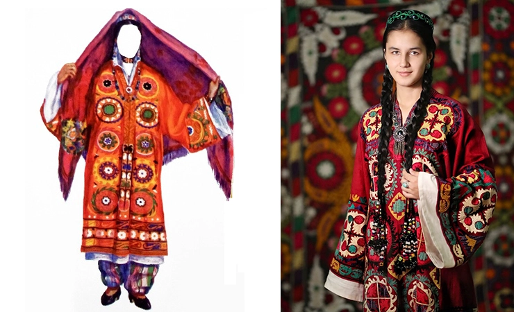 Tajikistan traditional clothing