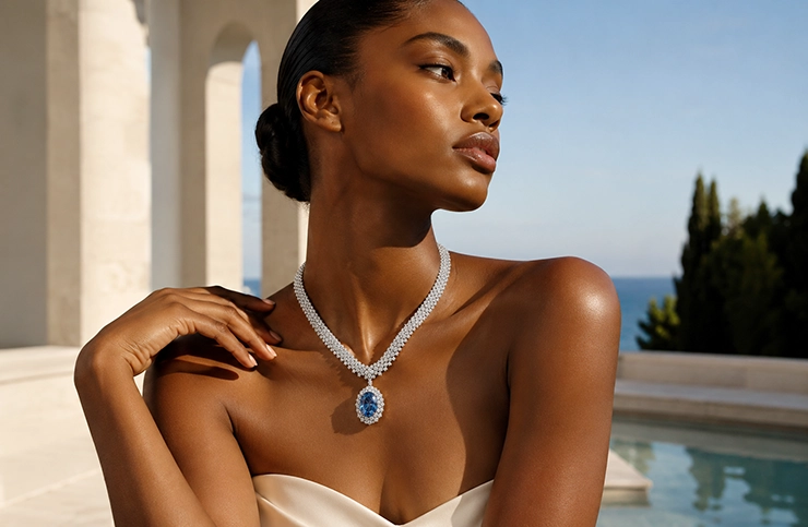 Okavango Blue necklace