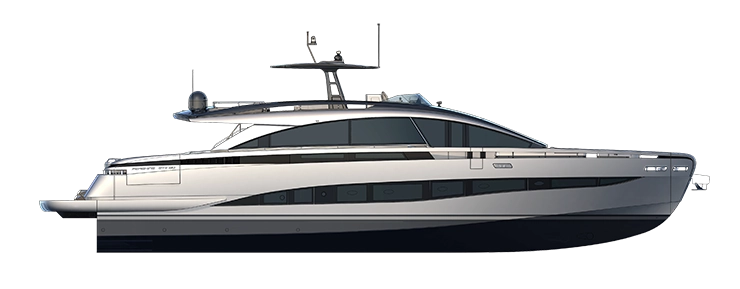 Pershing GTX90 yacht